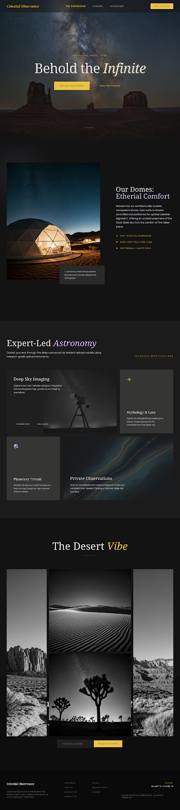 Celestial Observance: Engineering an Immersive Dark Sky Experience | BookOne Case Study